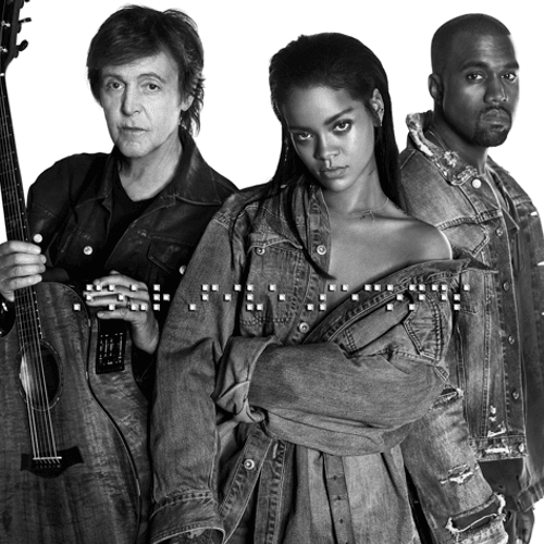 Kanye West,  Paul McCartney & Rihanna - FourFiveSeconds